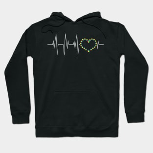 Autism Awareness Love Heartbeat Hoodie